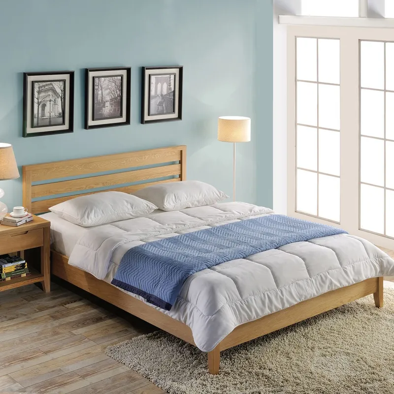 Säng Chamba 160x200 cm med madrass Uno - natur — natur