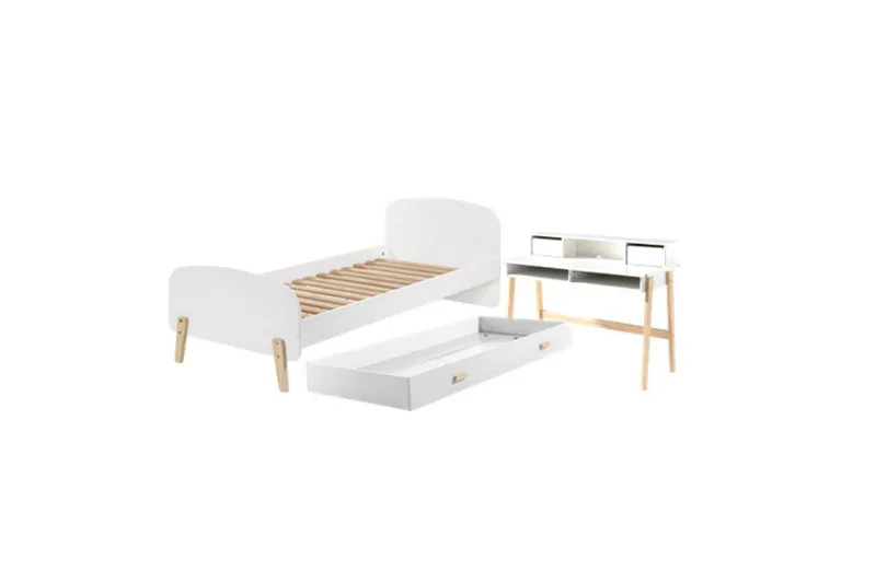 Säng med lådskrivbord Kiddy