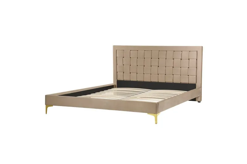 Säng med lamellram Limoux - Taupe, 160x200 cm — Taupe, 160x200 cm