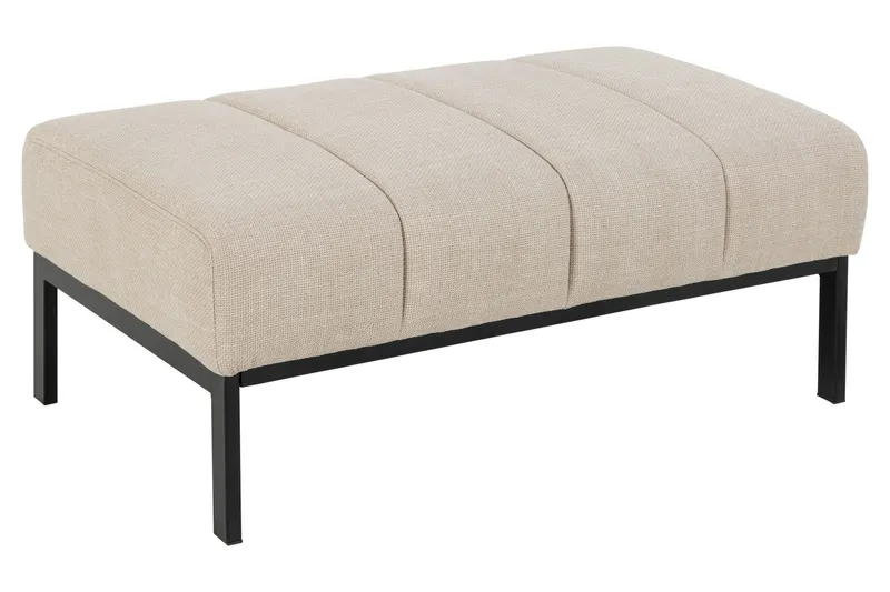 Sapita Fotpall 100 cm - Beige — Beige