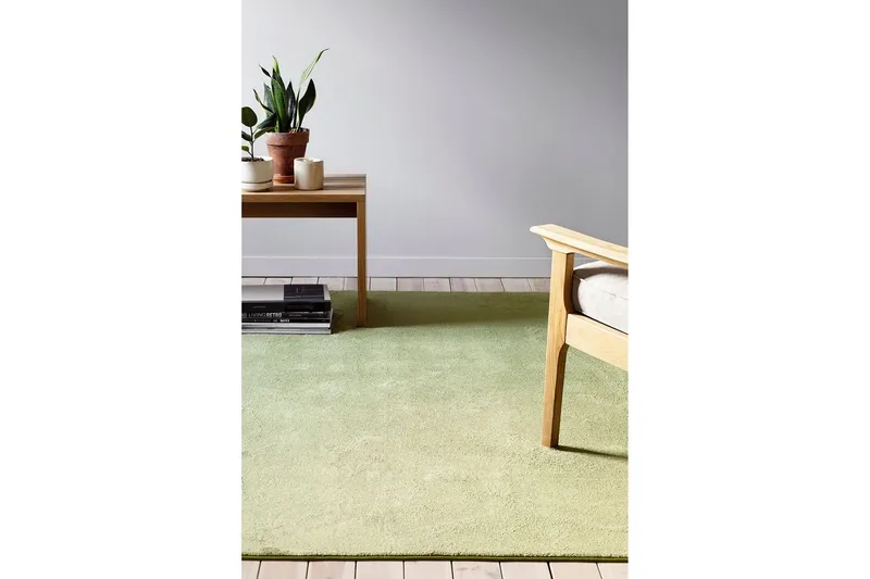 Satine Matta 80x200 cm Grön - Vm Carpet — VM Carpet