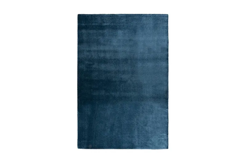 Satine Matta Rund 160 cm Blå - Vm Carpet — VM Carpet