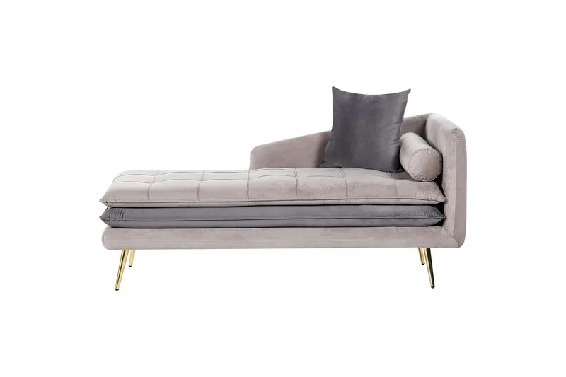 Schäslong Gonesse Beige, Grå, Guld - Beige, Grå, Guld — Beige, Grå, Guld