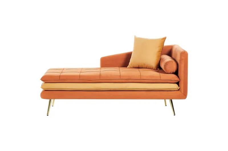 Schäslong Gonesse Orange, guld - Orange, guld — Orange, guld