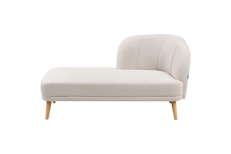 Schäslong Tanlay Beige, ljust trä, Högervänd - Beige, ljust trä, Högervänd — Beige, ljust trä, Högervänd