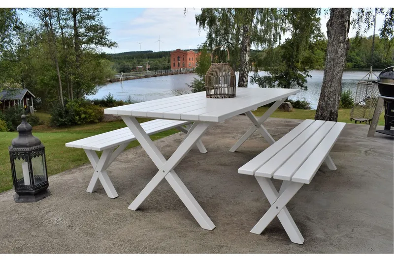 Scottsdale Bänk Utomhus 180 cm Vit - KWA — KWA