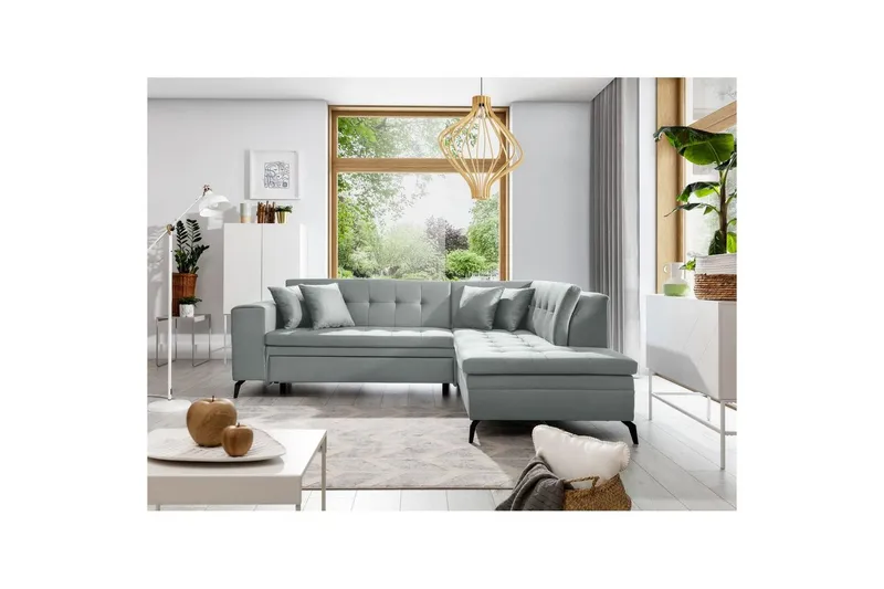 Sektion Eltap Lanvin 260x210x93 cm - Savoi 100, Grå, Höger — Savoi 100, Grå, Höger