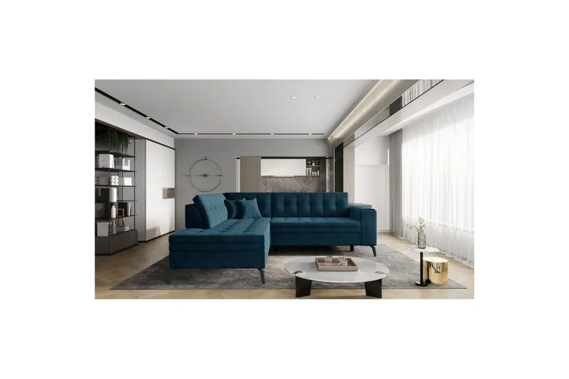 Sektion Eltap Lanvin 260x210x93 cm - Velvetmat 40, Vänster — Velvetmat 40, Vänster