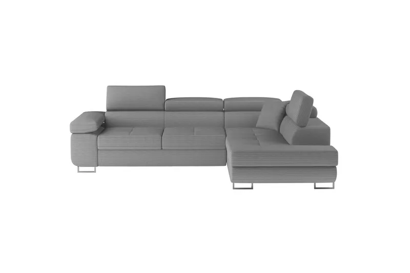Sektionssoffa Eltap Anton 272x203x85 cm - Jarell 04, Ljusgrå, Höger — Jarell 04, Ljusgrå, Höger