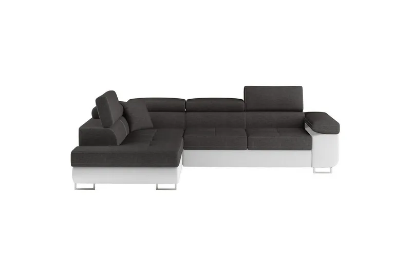 Sektionssoffa Eltap Anton 272x203x85 cm - Sawana 05, Soft 17, Grå, Vit, Vänster — Sawana 05, Soft 17, Grå, Vit, Vänster