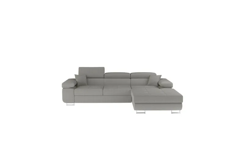 Sektionssoffa Eltap Armando 289x85x203 cm - Jarell 03, Ljusgrå, Höger — Jarell 03, Ljusgrå, Höger