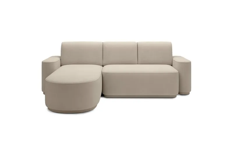 Sektionssoffa Eltap Aurumm 285x92x180 cm - Amore 18, Beige, Vänster — Amore 18, Beige, Vänster