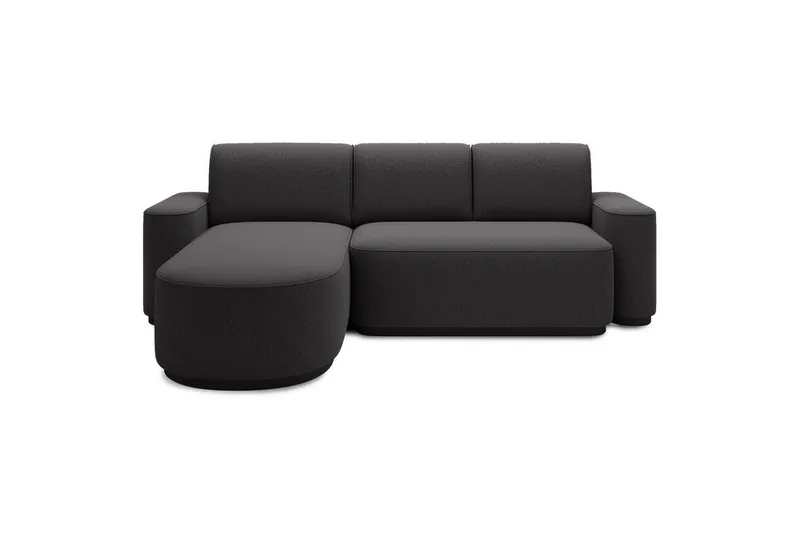 Sektionssoffa Eltap Aurumm 285x92x180 cm - Enjoy 05, Mörkgrå, Vänster — Enjoy 05, Mörkgrå, Vänster