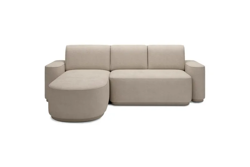 Sektionssoffa Eltap Aurumm 285x92x180 cm - Touch 18, Beige, Vänster — Touch 18, Beige, Vänster