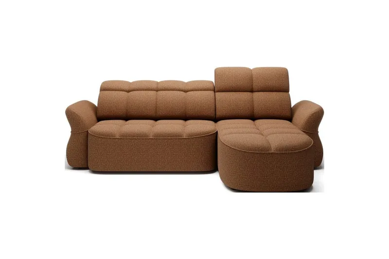 Sektionssoffa Eltap Beneth 301x115x185 cm - Breona 45, Gul, Höger — Breona 45, Gul, Höger