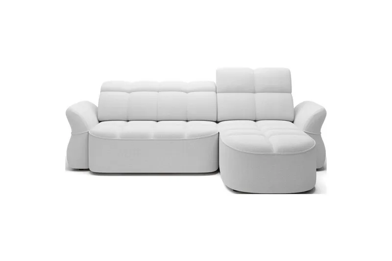 Sektionssoffa Eltap Beneth 301x115x185 cm - Paolli 01 Vit, Höger — Paolli 01 Vit, Höger