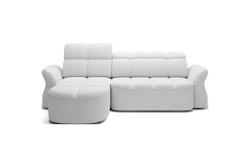 Sektionssoffa Eltap Beneth 301x115x185 cm - Paolli 01 Vit, Vänster — Paolli 01 Vit, Vänster