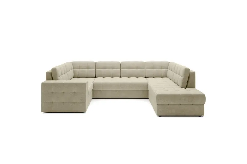 Sektionssoffa Eltap Blewett 299x198x82 cm - Monolith 04, Beige, Höger — Monolith 04, Beige, Höger