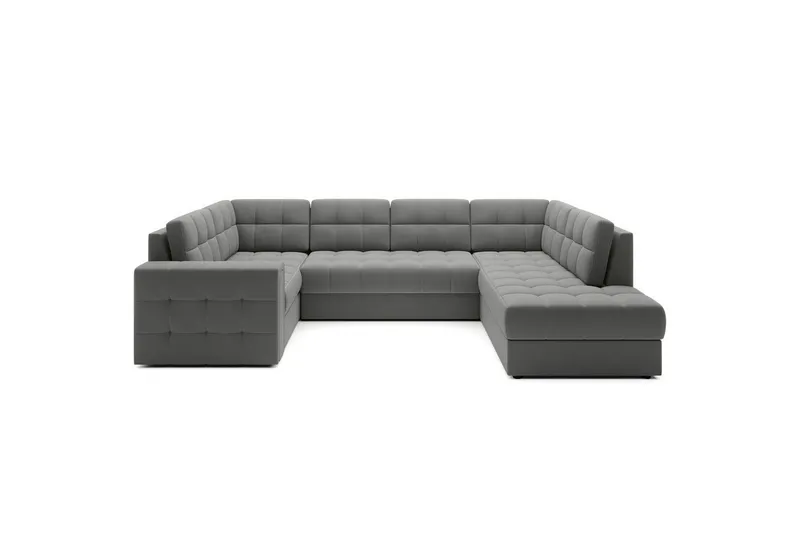 Sektionssoffa Eltap Blewett 299x198x82 cm - Sola 4, Grå, Höger — Sola 4, Grå, Höger