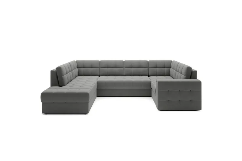 Sektionssoffa Eltap Blewett 299x198x82 cm - Sola 4, Grå, Vänster — Sola 4, Grå, Vänster