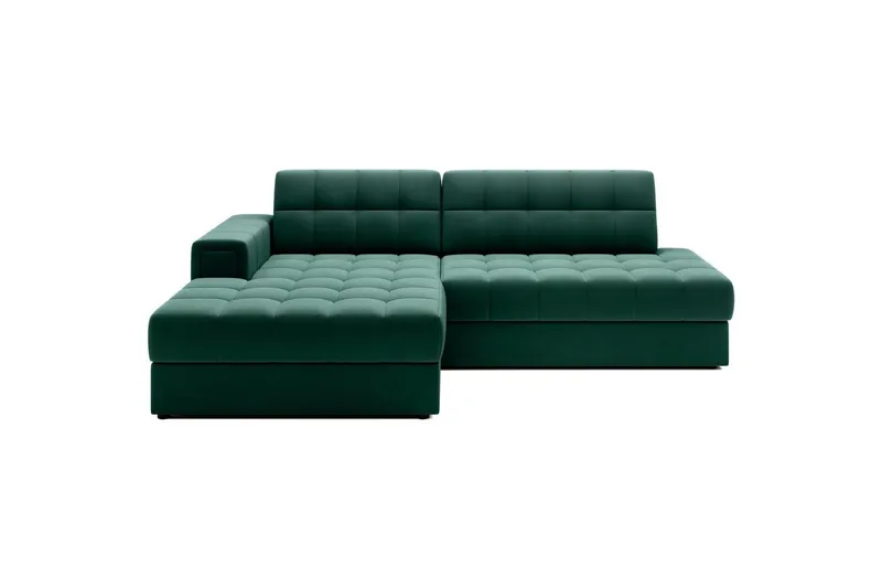 Sektionssoffa Eltap Blezalt 240x150x82 cm - Lukso 35, Grön, Vänster — Lukso 35, Grön, Vänster