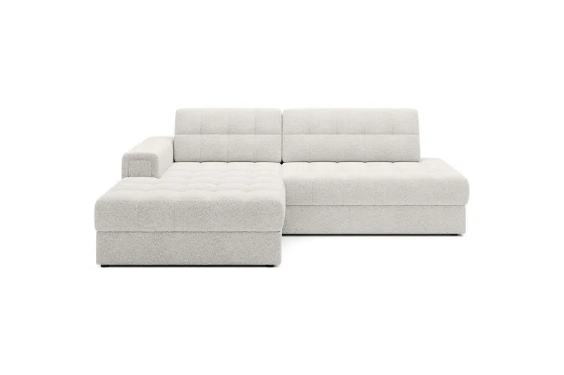 Sektionssoffa Eltap Blezalt 240x150x82 cm - Royal 01, Vit, Vänster — Royal 01, Vit, Vänster
