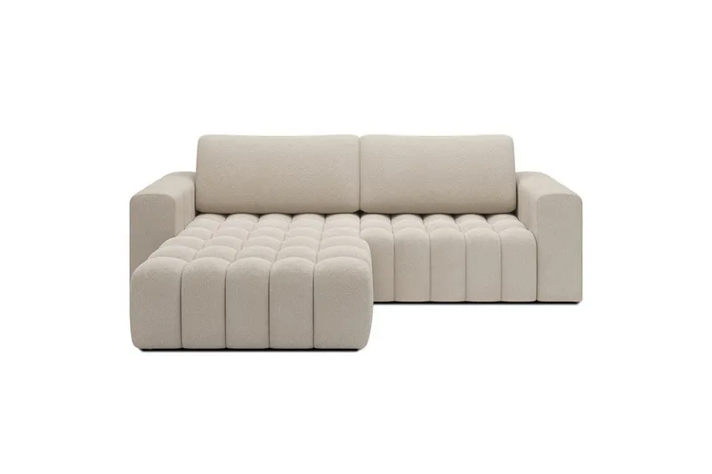 Sektionssoffa Eltap Bonett 250x175x92 cm - Jaffray 18, Beige, Vänster — Jaffray 18, Beige, Vänster