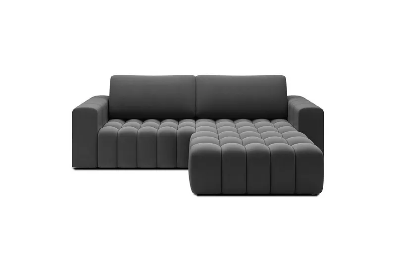 Sektionssoffa Eltap Bonett 250x175x92 cm - Paros 06, Grå, Höger — Paros 06, Grå, Höger