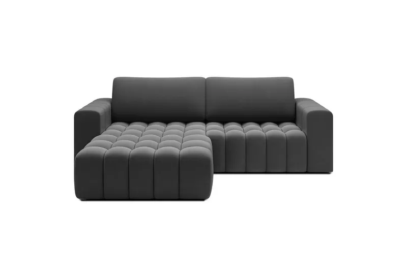 Sektionssoffa Eltap Bonett 250x175x92 cm - Paros 06, Grå, Vänster — Paros 06, Grå, Vänster