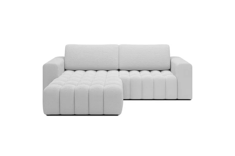 Sektionssoffa Eltap Bonett 250x175x92 cm - Royal 01, Vit, Vänster — Royal 01, Vit, Vänster