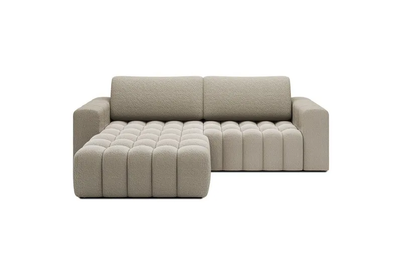 Sektionssoffa Eltap Bonett 250x175x92 cm - Royal 20, Beige, Vänster — Royal 20, Beige, Vänster