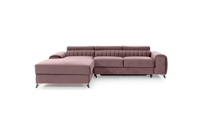Sektionssoffa Eltap Grayson 278x205x92 cm - Loco 24, Rosa, Vänster — Loco 24, Rosa, Vänster