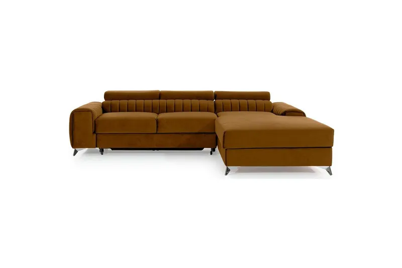 Sektionssoffa Eltap Grayson 278x205x92 cm - Loco 45, Gul, Höger — Loco 45, Gul, Höger