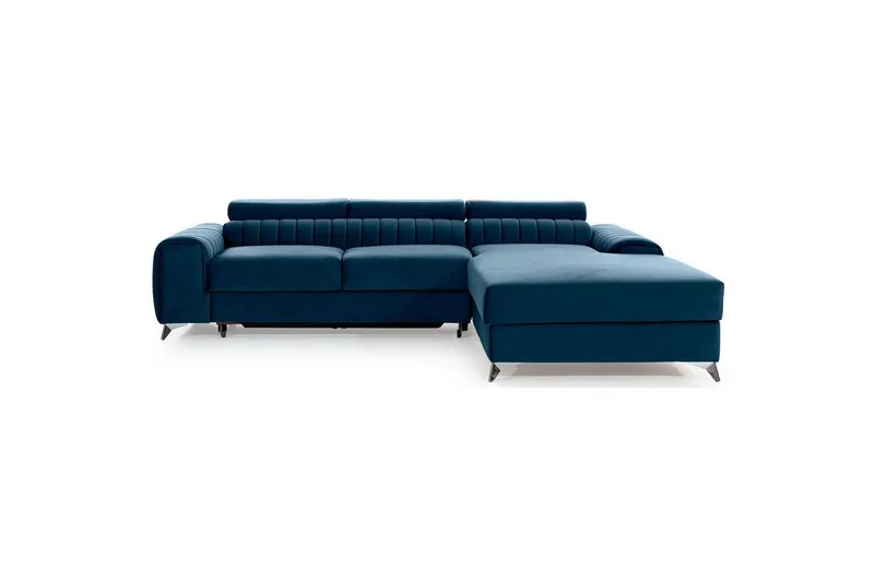Sektionssoffa Eltap Grayson 278x205x92 cm - Nube 40, Blå, Höger — Nube 40, Blå, Höger
