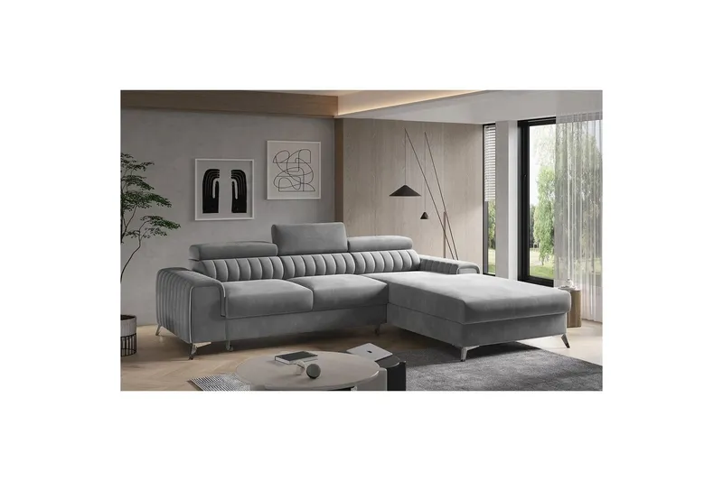 Sektionssoffa Eltap Grayson 278x205x92 cm - Sola 4, Höger — Sola 4, Höger