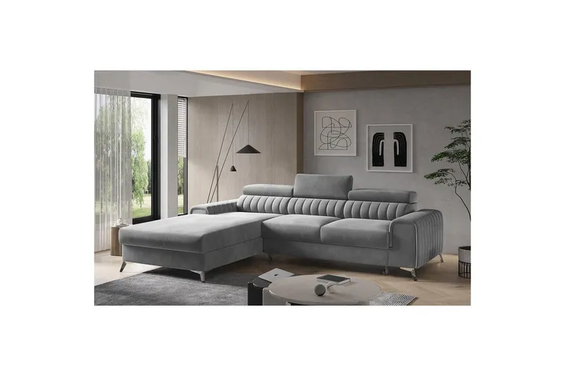 Sektionssoffa Eltap Grayson 278x205x92 cm - Sola 4, Vänster — Sola 4, Vänster