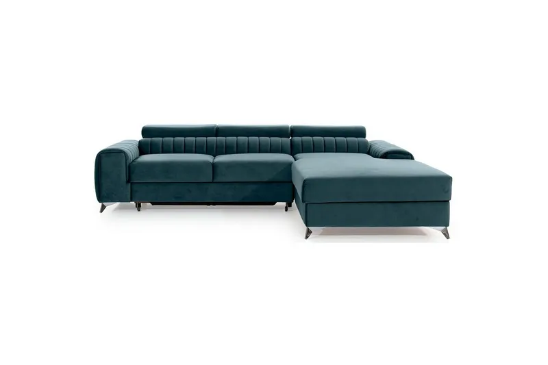 Sektionssoffa Eltap Grayson 278x205x92 cm - Velvetmat 100, Höger — Velvetmat 100, Höger