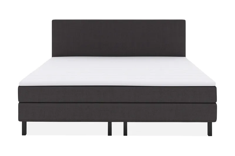 Select No 1 Komplett Sängpaket 210x210 - Mörkgrå/Svart — Mörkgrå/Svart
