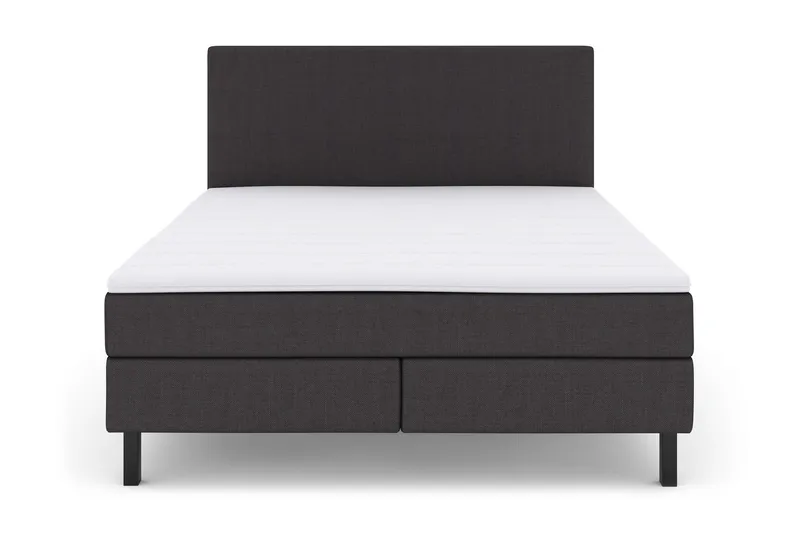 Select No 2 Komplett Sängpaket 160x200 - Mörkgrå/Svart — Mörkgrå/Svart