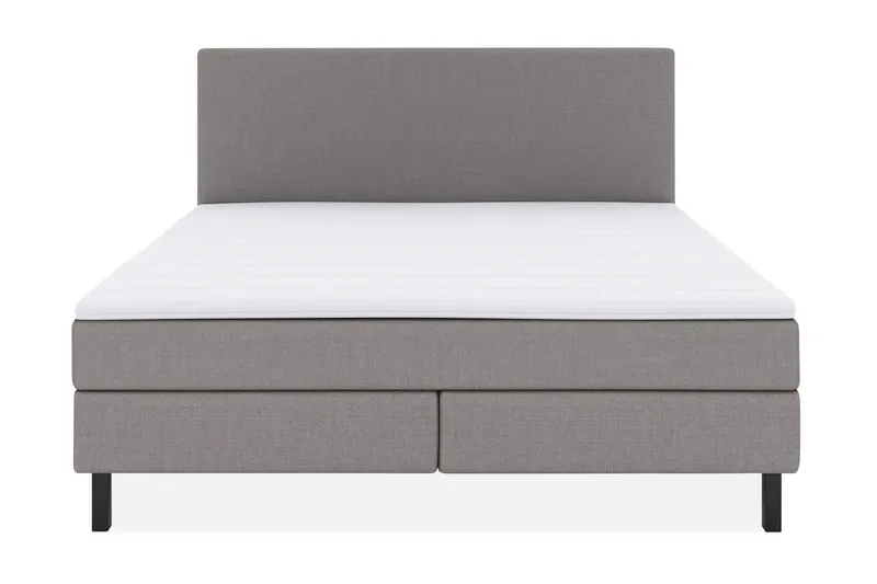 Select No 2 Komplett Sängpaket 180x200 - Ljusgrå/Svart — Ljusgrå/Svart