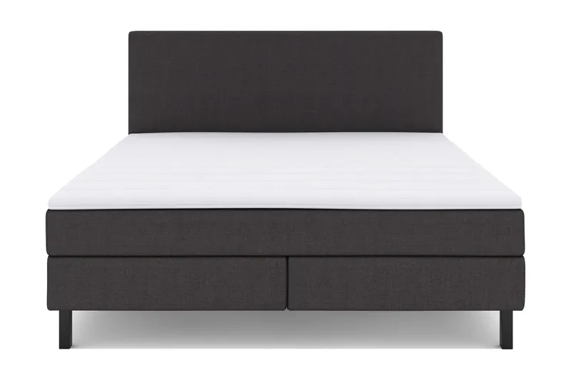 Select No 2 Komplett Sängpaket 180x200 - Mörkgrå/Svart — Mörkgrå/Svart