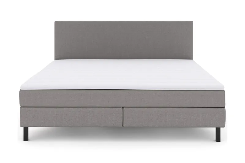 Select No 2 Komplett Sängpaket 210x210 - Ljusgrå/Svart — Ljusgrå/Svart