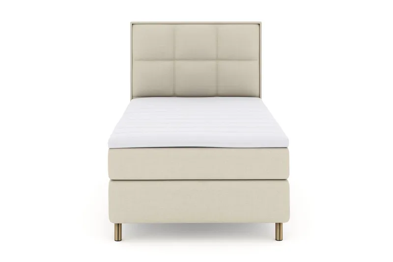 Select No 3 Komplett Sängpaket 120x200 Fast - Beige/Koppar (Art.nr 247631) — Beige/Koppar