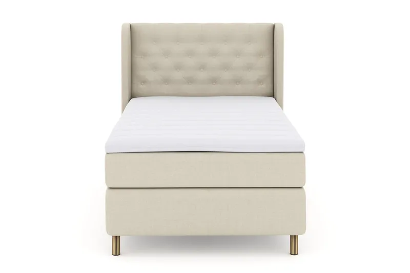 Select No 3 Komplett Sängpaket 120x200 Fast - Beige/Koppar (Art.nr 247391) — Beige/Koppar