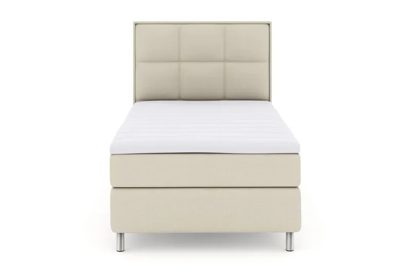 Select No 3 Komplett Sängpaket 120x200 Fast - Beige/Metall (Art.nr 247571) — Beige/Metall