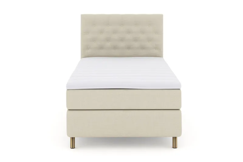 Select No 3 Komplett Sängpaket 120x200 Medium - Beige/Koppar (Art.nr 247531) — Beige/Koppar