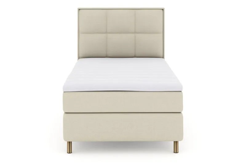 Select No 3 Komplett Sängpaket 120x200 Medium - Beige/Koppar (Art.nr 247651) — Beige/Koppar