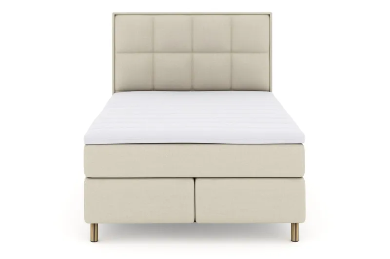 Select No 3 Komplett Sängpaket 140x200 Fast - Beige/Koppar (Art.nr 247635) — Beige/Koppar