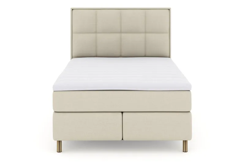 Select No 3 Komplett Sängpaket 160x200 Medium - Beige/Koppar (Art.nr 247659) — Beige/Koppar