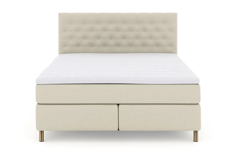 Select No 3 Komplett Sängpaket 180x200 Fast - Beige/Koppar (Art.nr 247523) — Beige/Koppar